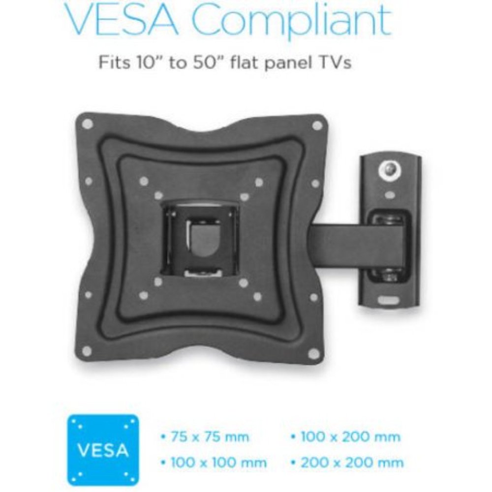 DuraPro Full-Motion 10"- 50" TV Mount w. Swivel Arm